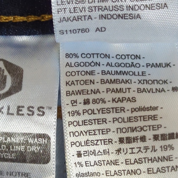 Levi’s 312 Shaping Slim Straight Leg Dark Wash Jeans - Picture 14 of 14